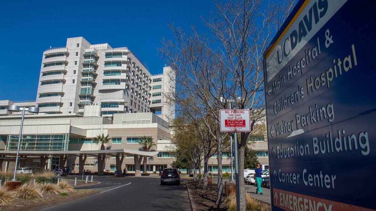  A view of UC Davis Medical Center in Sacramento, Thursday, Feb. 27, 2020. The University of California Health system and Cigna have agreed to an extension as they negotiate a new contract.