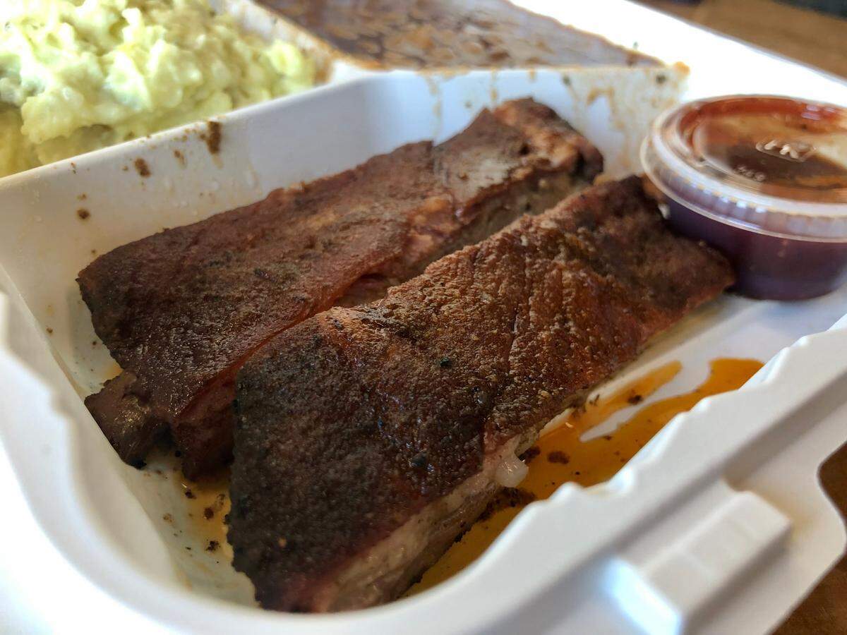 Ribs at Daddy O’s Smokehouse in Rancho Cordova.