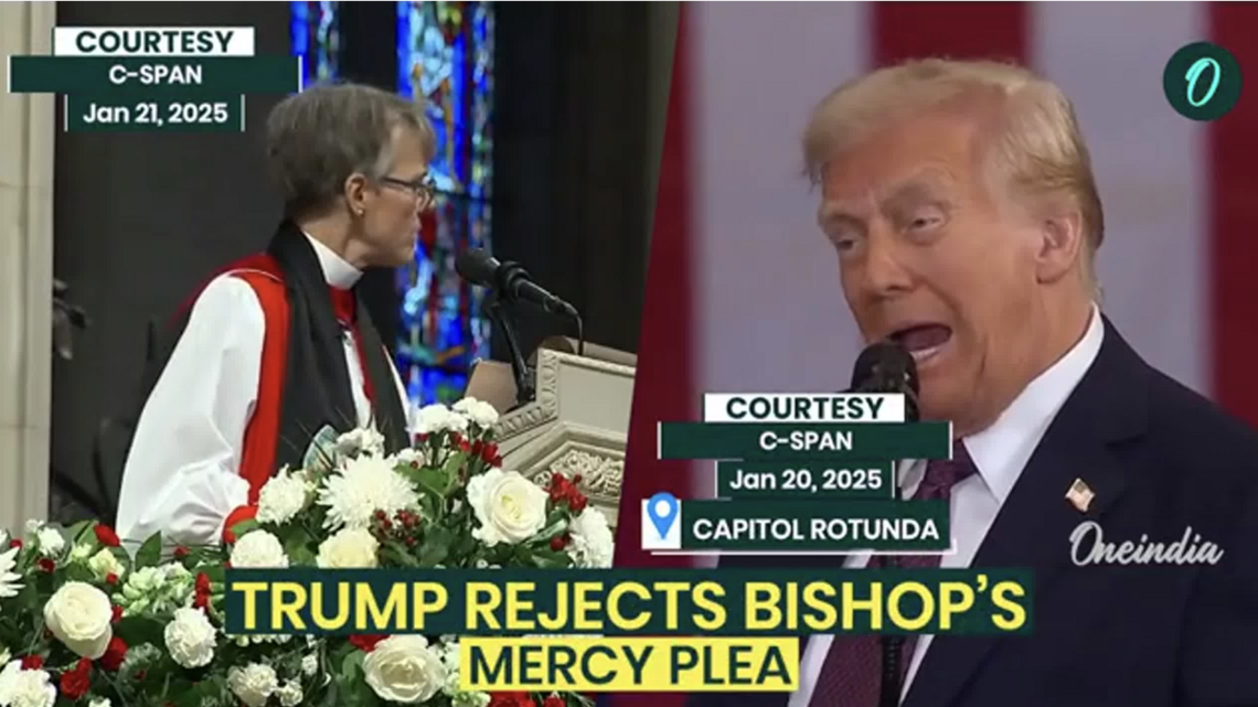 VIDEO: Here’s the bishop’s sermon on mercy and the Trump family reaction