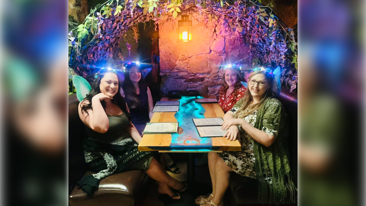 Diners at Enchanted Forest Dining Experience don fairy wings and light-up flower crowns to immerse themselves in the fantasy world of the Main Street Placerville eatery.