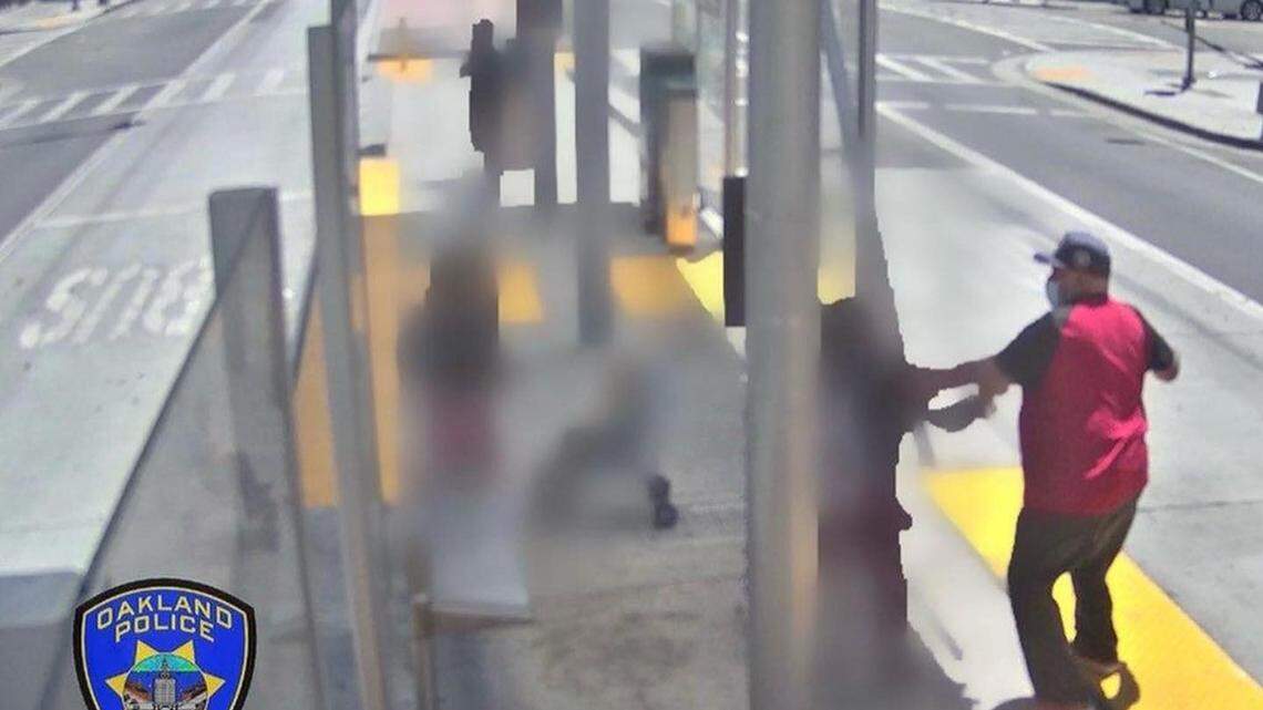 A man tried to kidnap a 2-year-old child at a bus stop on July 19, 2022, in Oakland, California, police said.