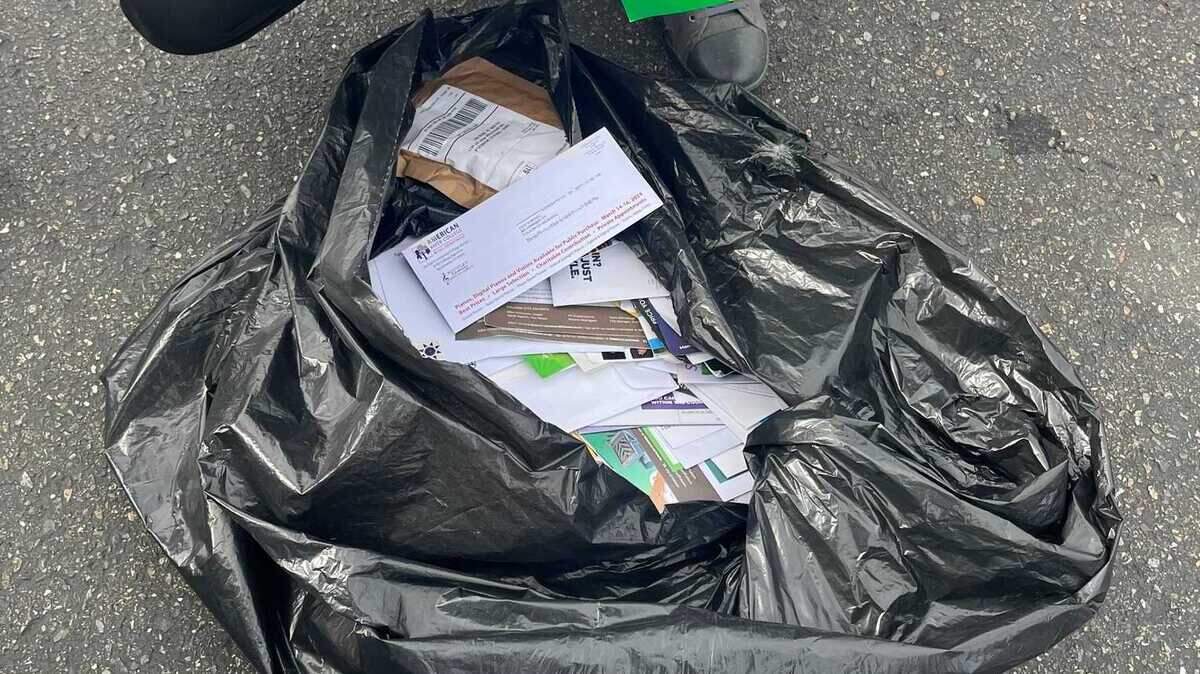 Officers on Tuesday recovered more than 500 pieces of stolen mail in a vehicle parked at the Palladio shopping center in Folsom.