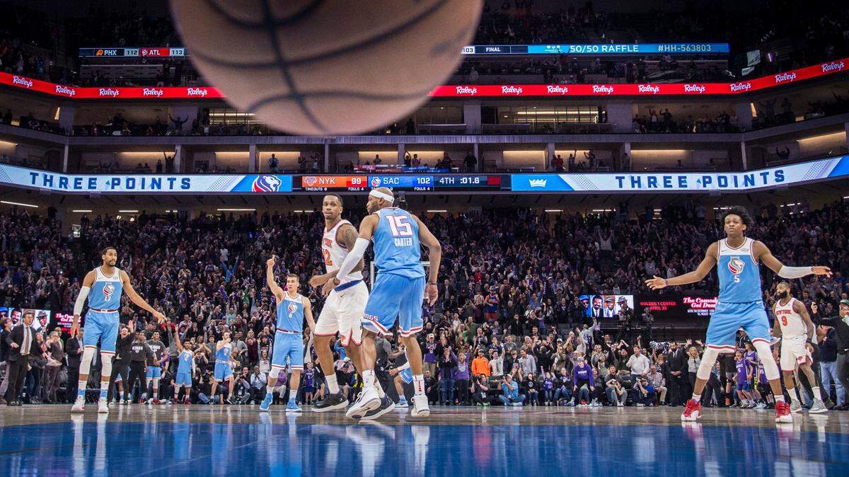 A former Sacramento Kings employee is suing the team, alleging she was subjected to sexual harassment by a front-office colleague on a summer road trip and fired months after reporting the incident.