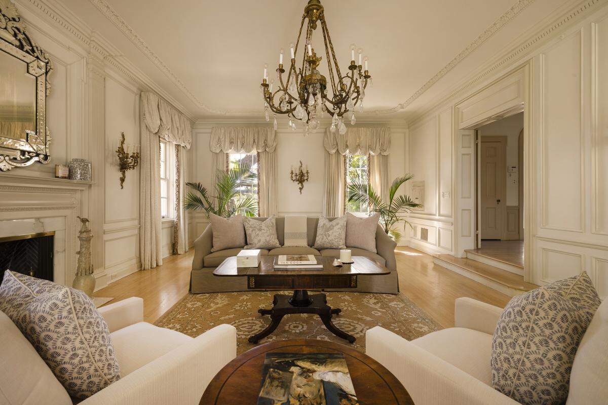 The home retains many original details, but has been upgraded.
