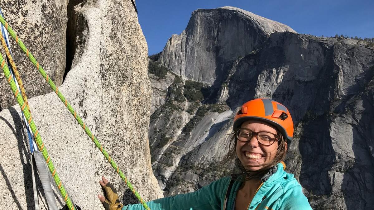 Lauren Delaunay Miller edited the book “Valley of Giants,” a collection of Yosemite women’s climbing narratives.