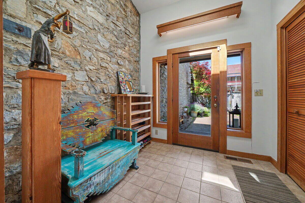 The home’s layout includes additional guest accommodation and distinctive design touches, including “subtle Japanese-inspired elements,” according to the listing.