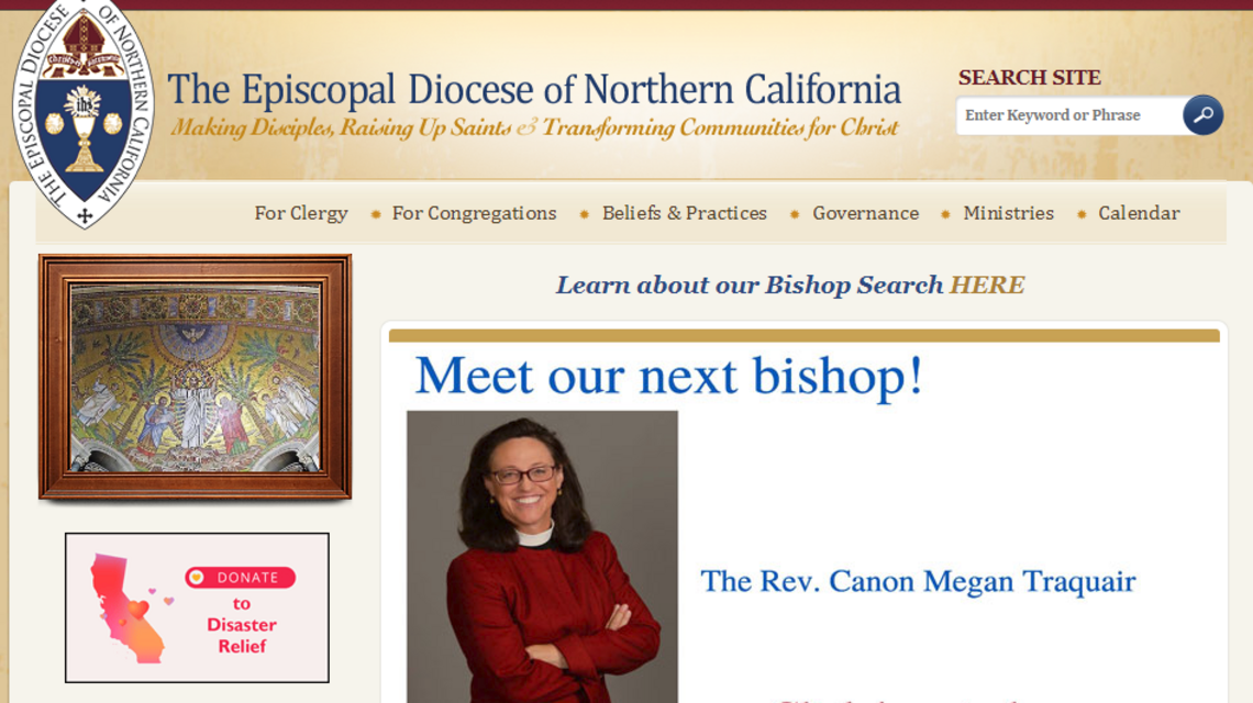 Episcopal Diocese of Northern California elects first female bishop