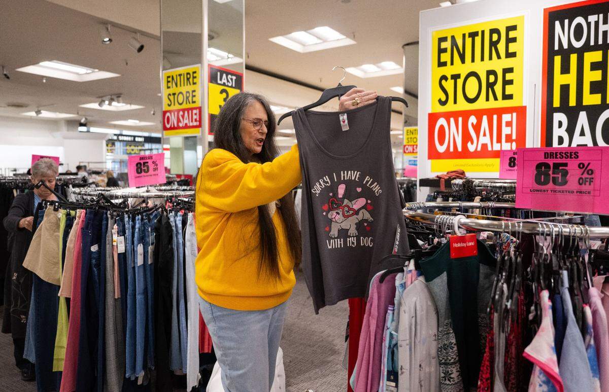 “I’m very sad. This was my to-go store,” said Lanette Franklin, of Sacramento, as she looked for bargains at the Downtown Commons Macy’s store in Sacramento on Thursday.