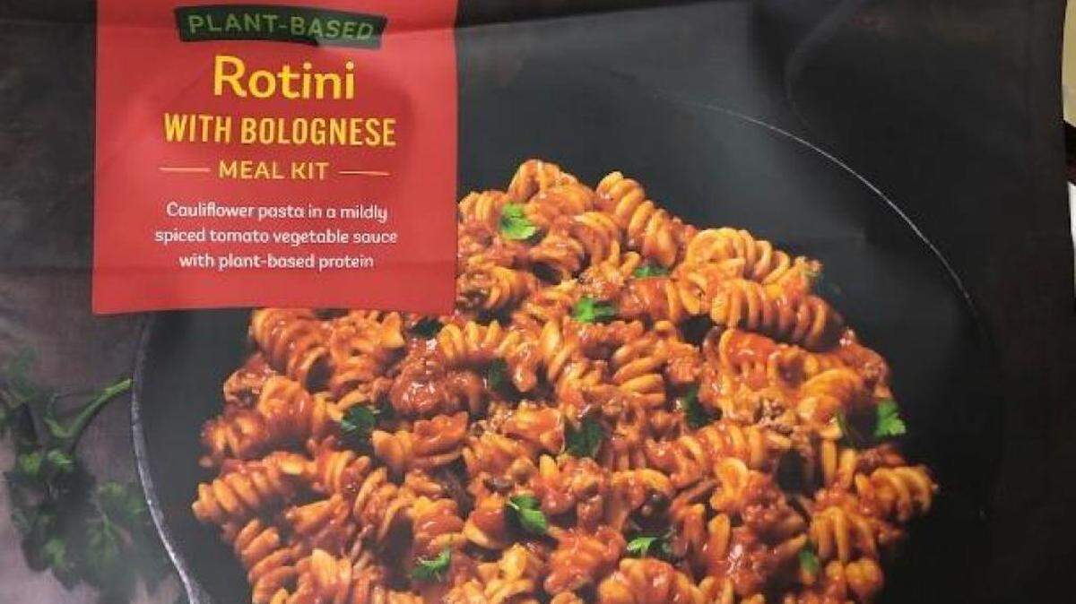 Screenshot of Seviroli Foods’ Aplenty Rotini with Plant Based Bolognese Meal kit. The company recalled this item on Dec. 26 because of undeclared milk. 