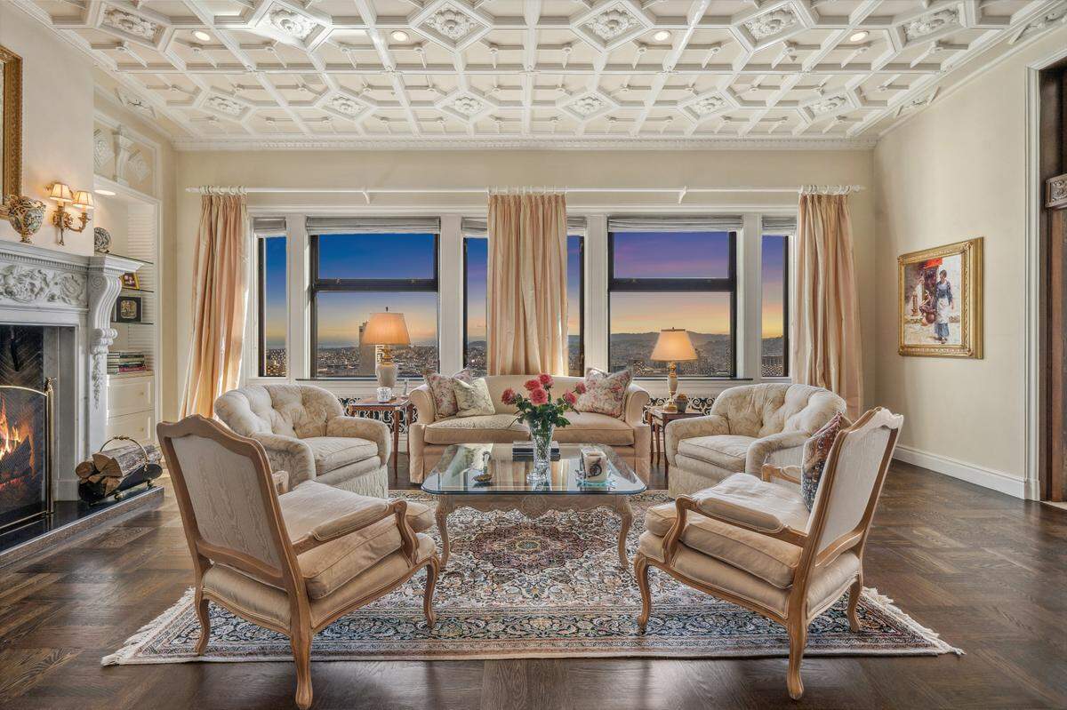 Amazing views atop the Nob Hill penthouse.