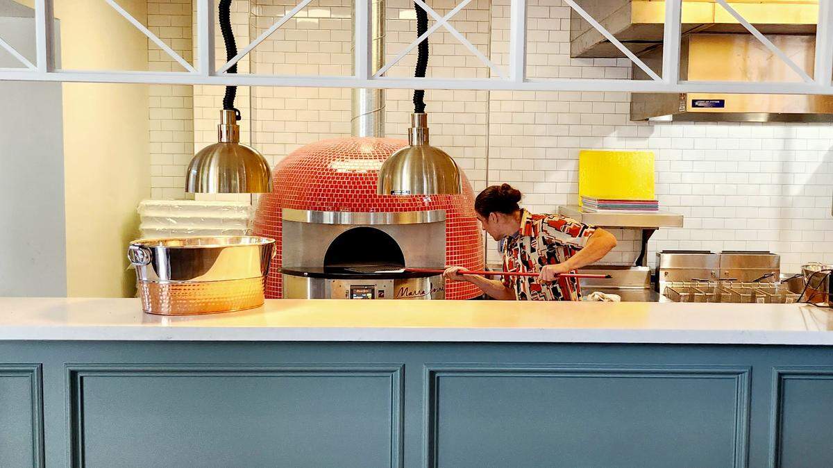 The Italian pizza oven at Pazza Notte at 1801 L St., Sacramento. In an email to The Sacramento Bee, owner Tove Nord said the oven added months of permitting delays.