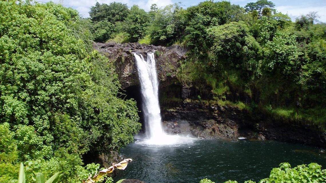 A body was found at the bottom of Rainbow Falls on Saturday, March 26, officials said.