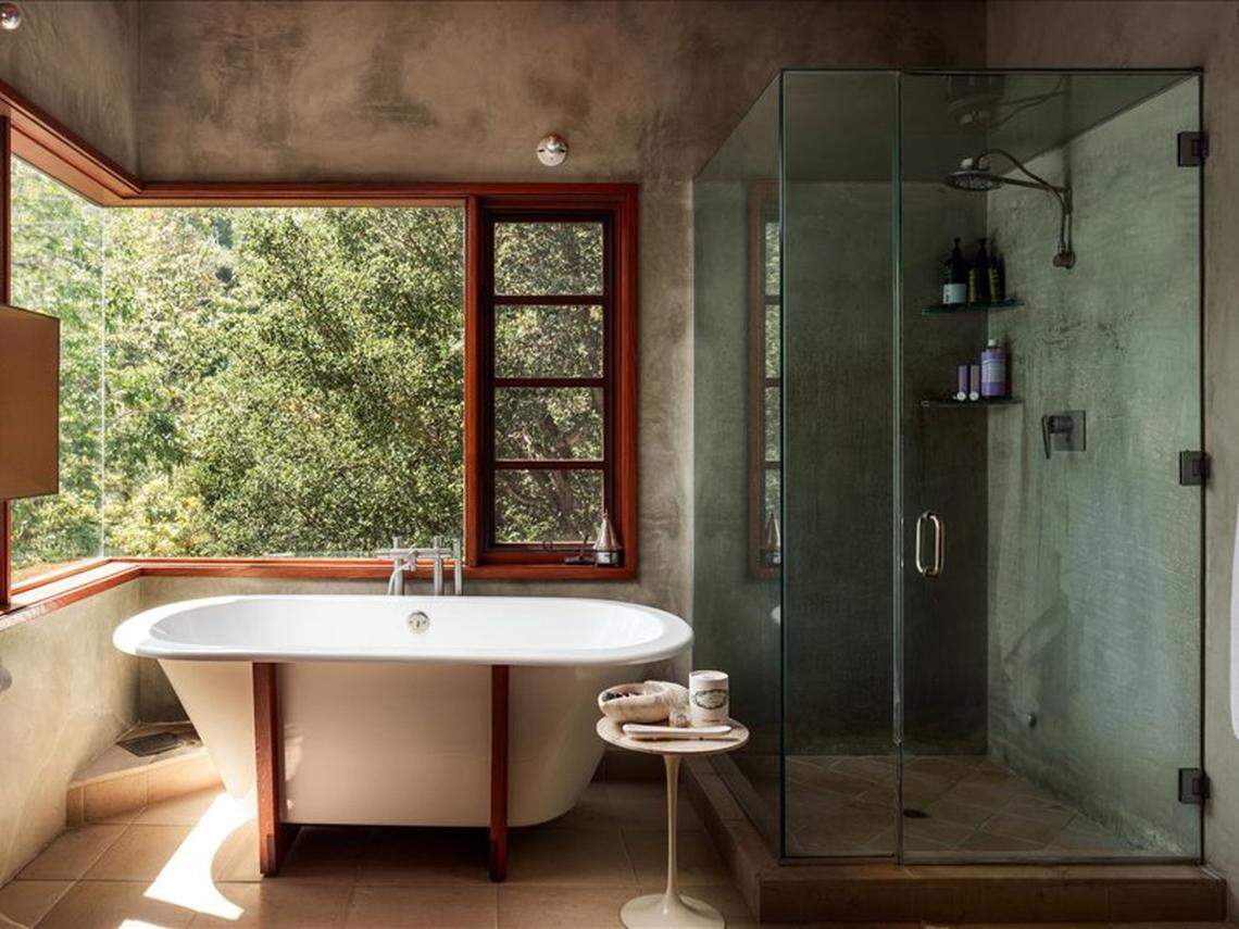 The Nichols Canyon Road home spans 6,000 square feet with five bedrooms and six bathrooms.