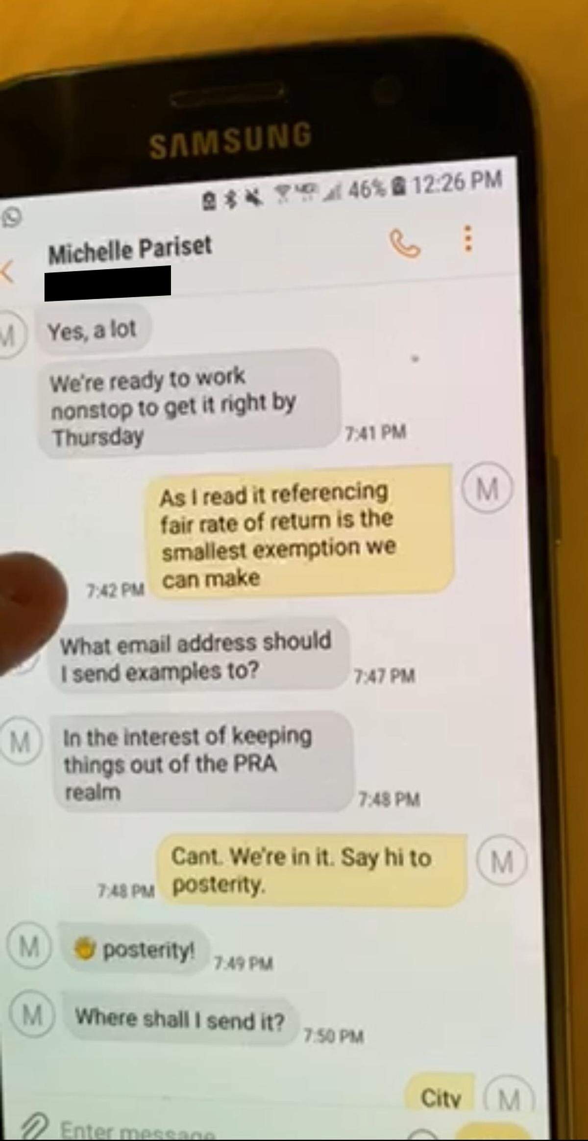 Texts obtained by The Sacramento Bee show that Sacramento housing advocate Michelle Pariset asked an aide to Councilman Steve Hansen for advice on how to evade the California Public Records Act.