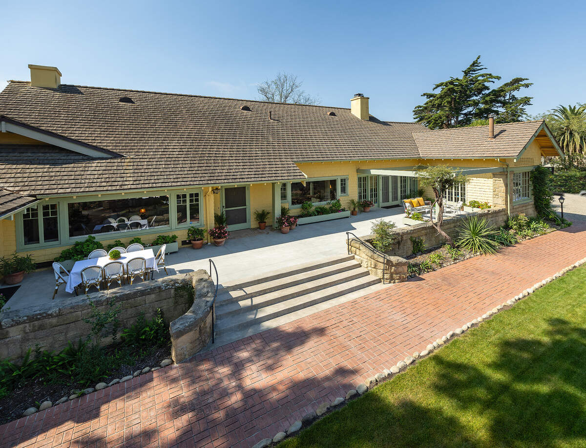 Formerly a country club built in 1909, the transformed Santa Barbara estate is for sale for the first time in 47 years for $10 million.