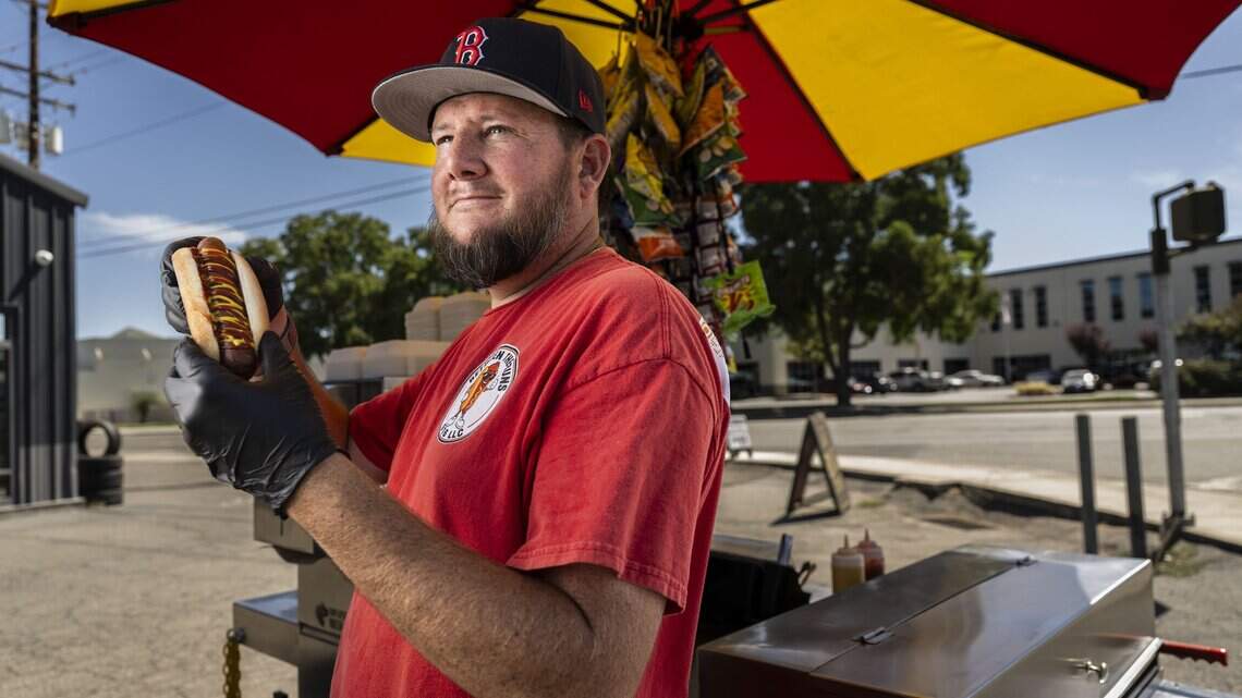 He ditched his Caltrans job for a Sacramento hot dog cart. Why he relishes the move