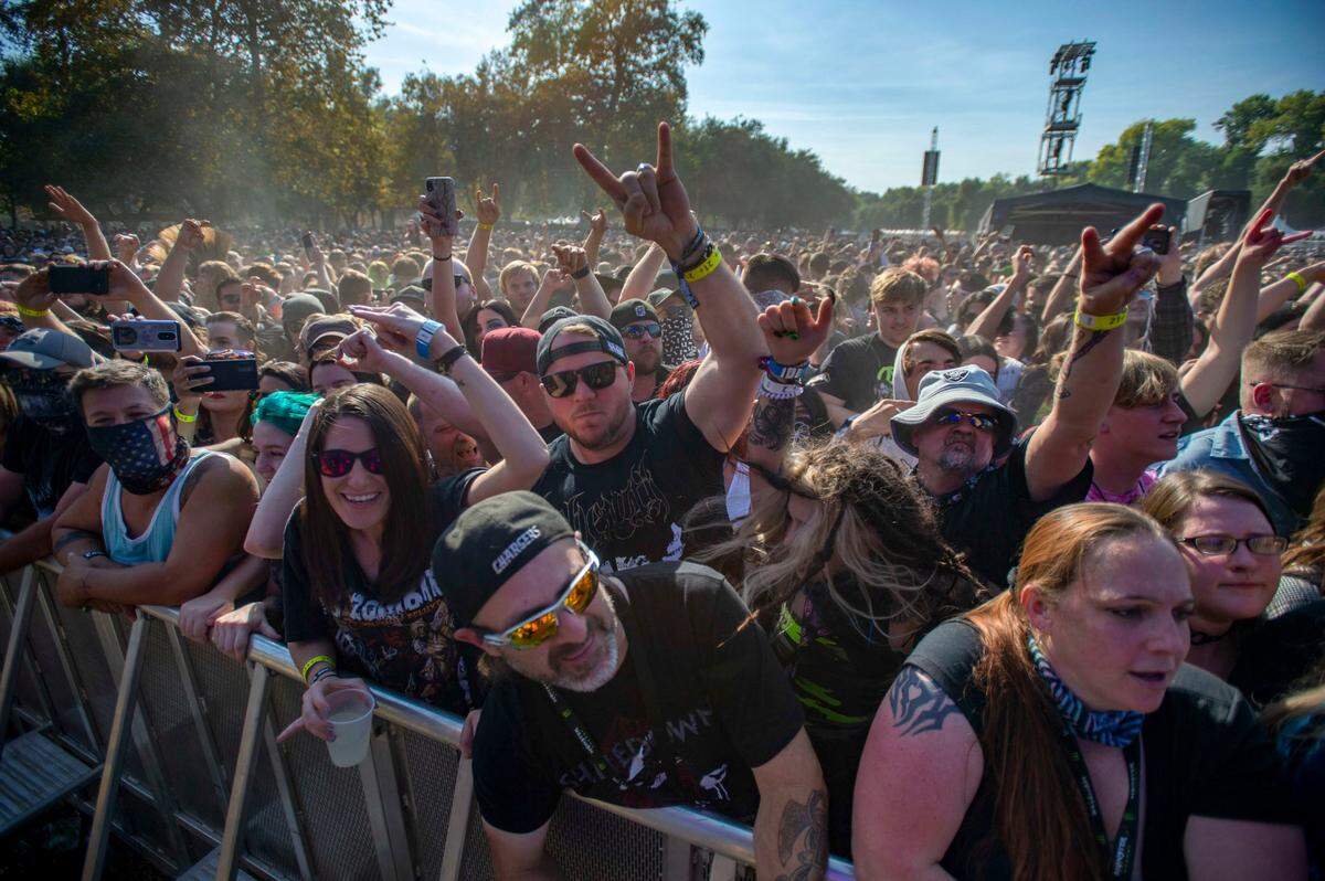 A sold-out crowd packs Discovery Park for the Aftershock Festival, Saturday, Oct. 12, 2019.