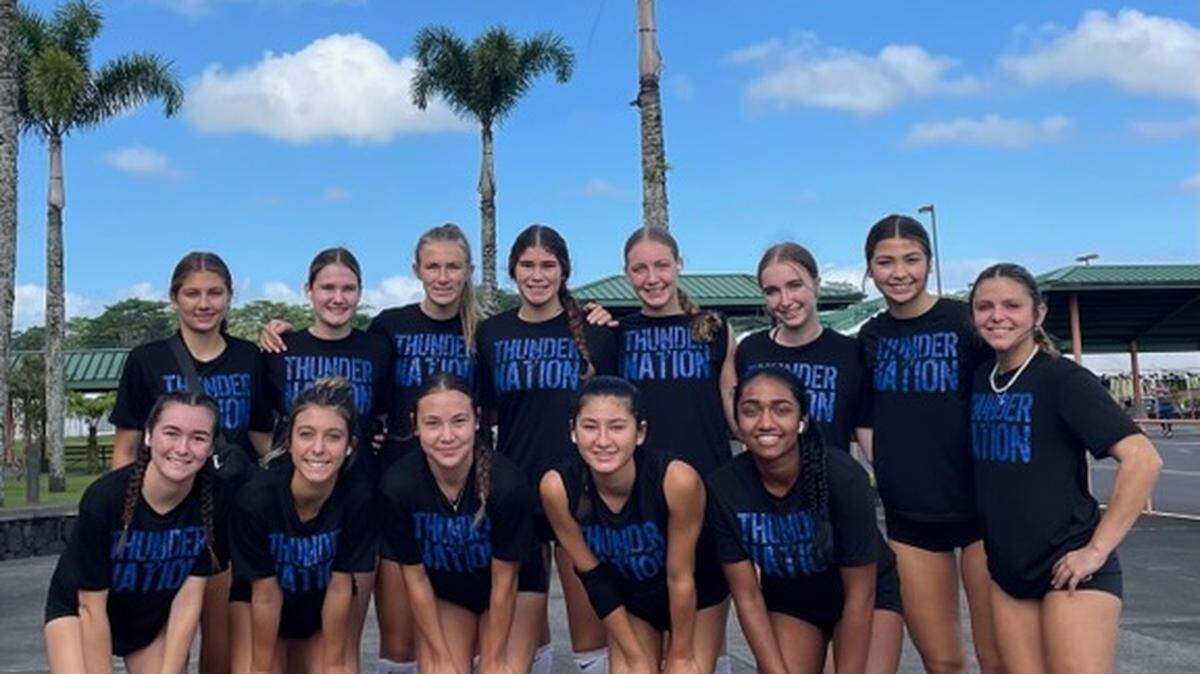 The Rocklin High School volleyball program raised nearly $7,800 in Visa gift cards to benefit students who were displaced by the Maui wildfires.