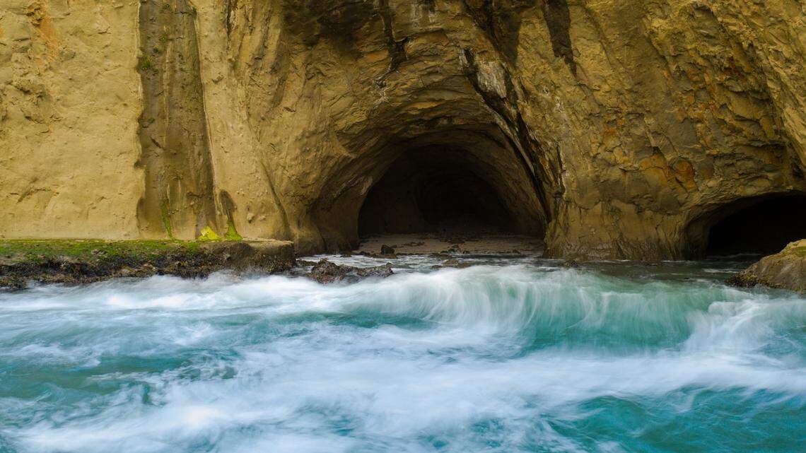 A 5-year-old swept off Martins Beach near Half Moon Bay by a wave has been found, but a 54-year-old man remains missing, California officials say.