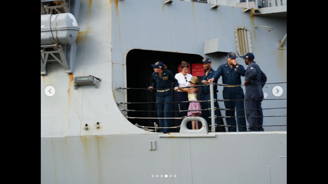 The Coast Guard and Navy rescued a woman and her 7-year-old daughter from a French-flagged sailboat 925 miles east of Honolulu.
