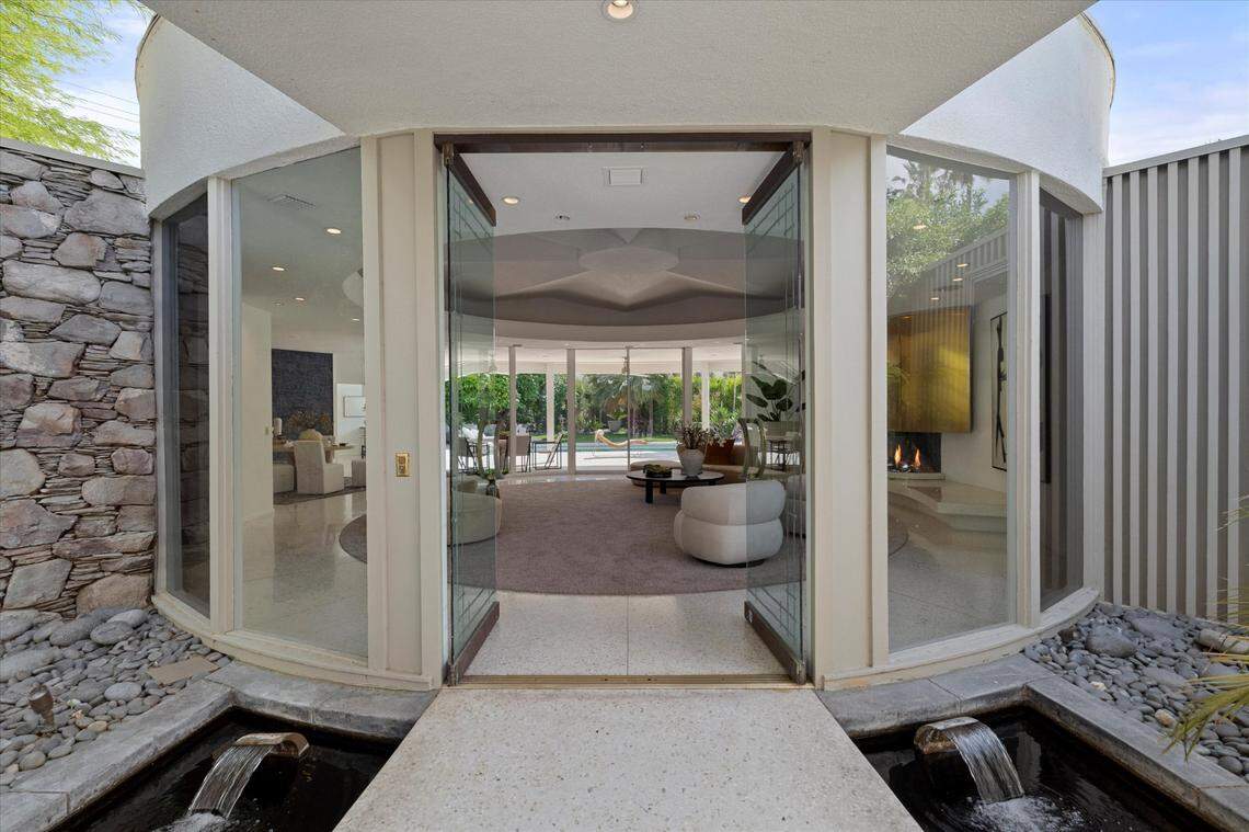 A singular architectural statement originally designed in 1964 by Charles W. Doty, and formerly owned by Hollywood legend Loretta Young, is for sale.