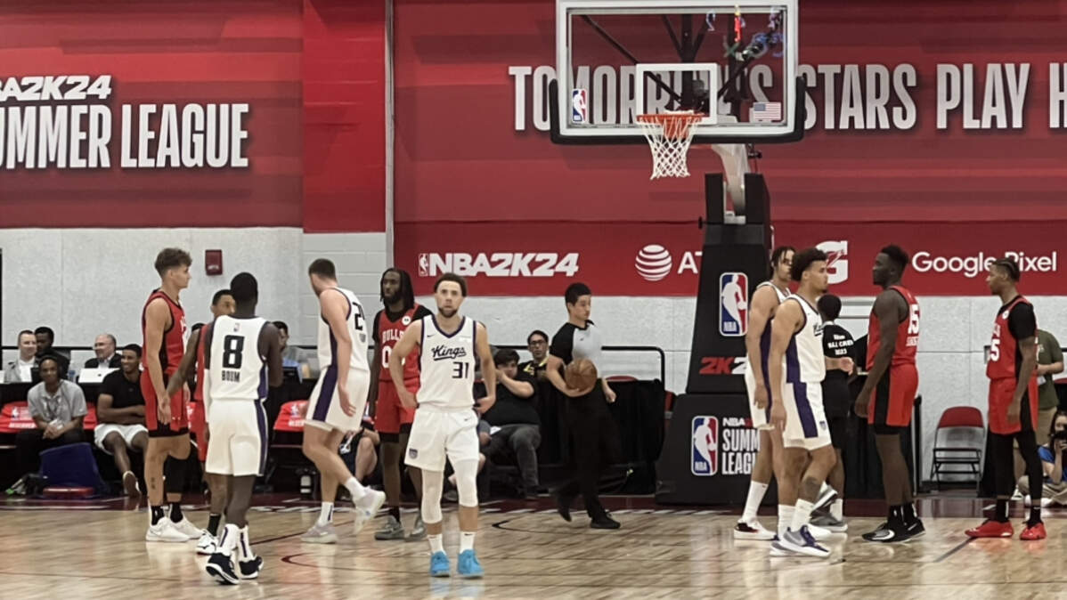 Former Folsom High School star Jordan Ford had 25 points and eight assists in the Sacramento Kings’ 107-99 loss to the Chicago Bulls at the Las Vegas Summer League on Tuesday, July 11, 2023 at Cox Pavilion.