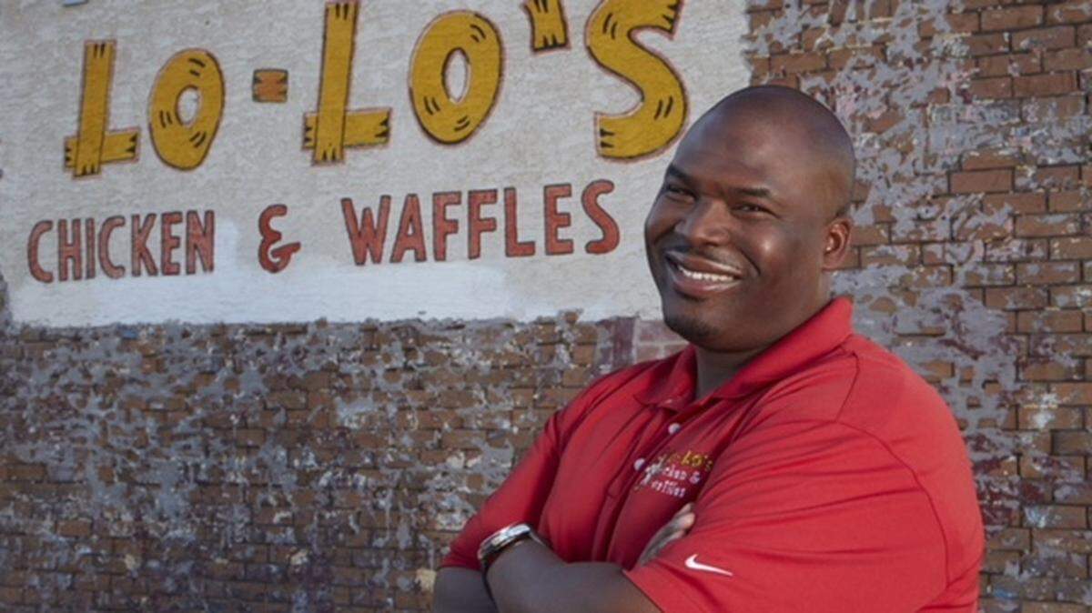 Larry White, founder of Lo-Lo's Chicken & Waffles.