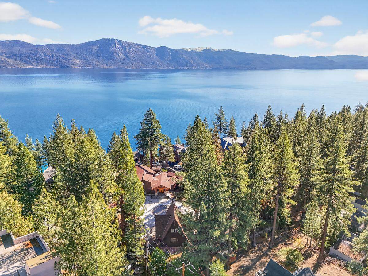Legacy Lakeview Estate in Crystal Bay features European craftsmanship and sweeping vistas of Lake Tahoe’s blue waters.