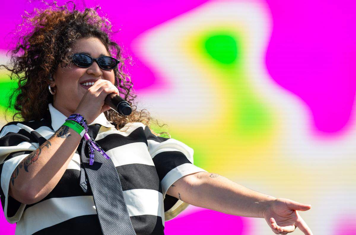 Remi Wolf performs at the BottleRock music festival in Napa on Friday, May 23, 2025. 