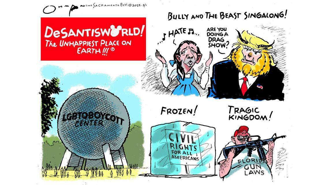 Is Florida Governor Ron DeSantis trying top Donald Trump by attacking Disneyworld?| Opinion