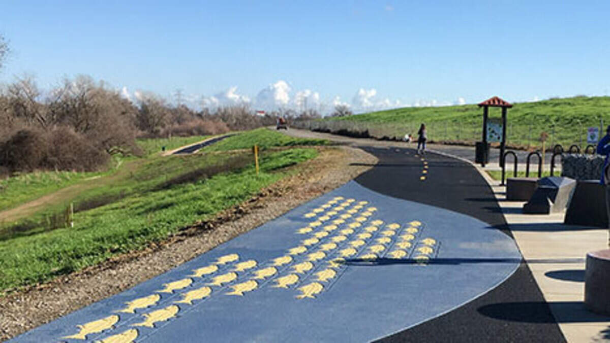 Sutter’s Landing Park sits on the south bank of the American River.