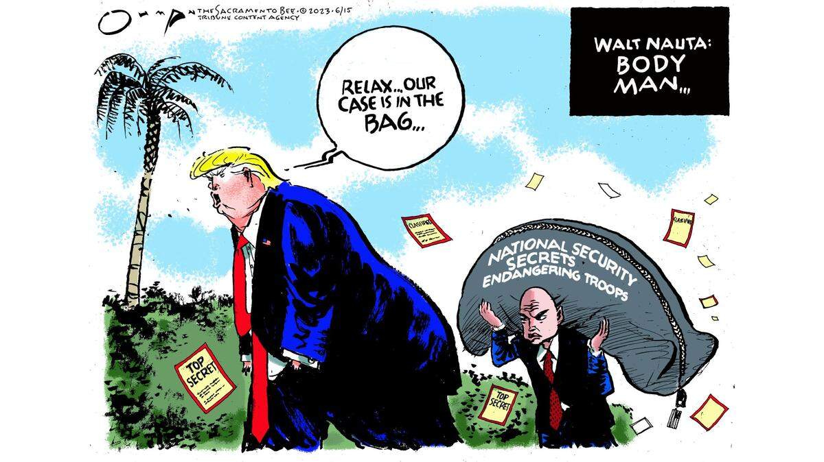 Trump aide Walt Nautine indicted.