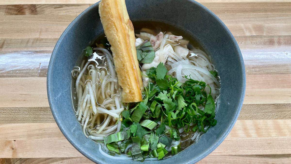 Southside Super serves up Korean and Vietnamese home cooking such as this chicken pho.