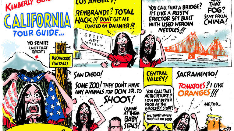 Jack Ohman cartoon: Guilfoyle’s California...