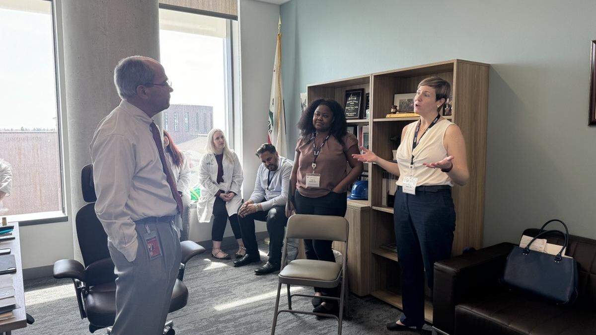 Bianca Roberts, a family medicine physician who practices in Sacramento, Vanessa Walker of the Sierra Sacramento Valley Medical Society speak with Sen. Roger Niello about access to care in the Sacramento region.