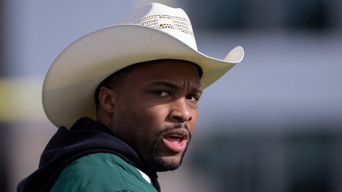 Football coach Brennan Marion, seen leading the team during a spring practice at Sacramento State in March, made comments this week criticizing officiating he perceived as biased against the Hornets.