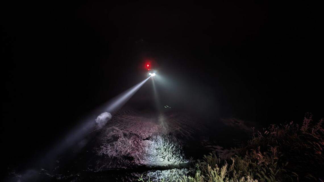 A rising tide trapped a woman on a coastline April 17 near Lomita, California, deputies said. She called rescuers before her phone died and was saved from the beach.