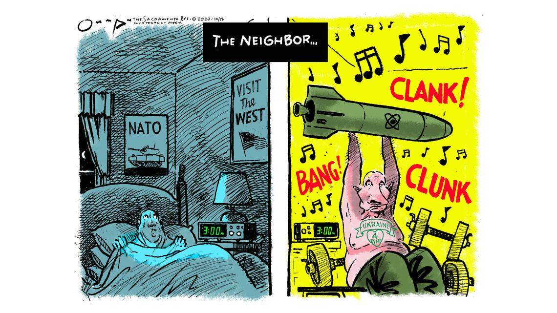 Jack Ohman: Noisy neighbors ...