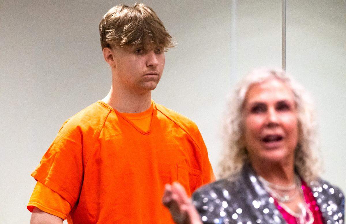 Blake Anthony Rakela, 20, represented by attorney Linda Parisi, appears in Placer Superior Court in Roseville on Monday for a hearing in his case. Rakela is accused of murdering Jeremy Styles in a March road rage incident in Rocklin.