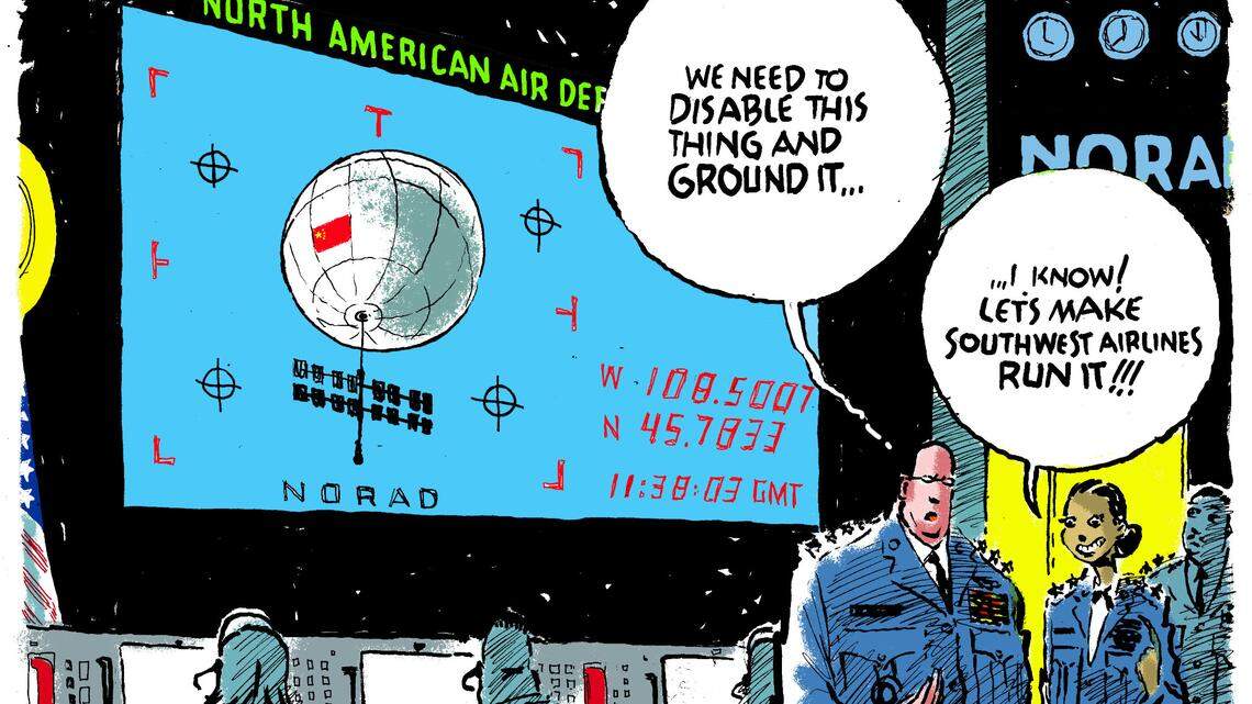 It’s a bird, it’s a plane ... it’s a Chinese spy balloon! Jack Ohman’s view | Opinion
