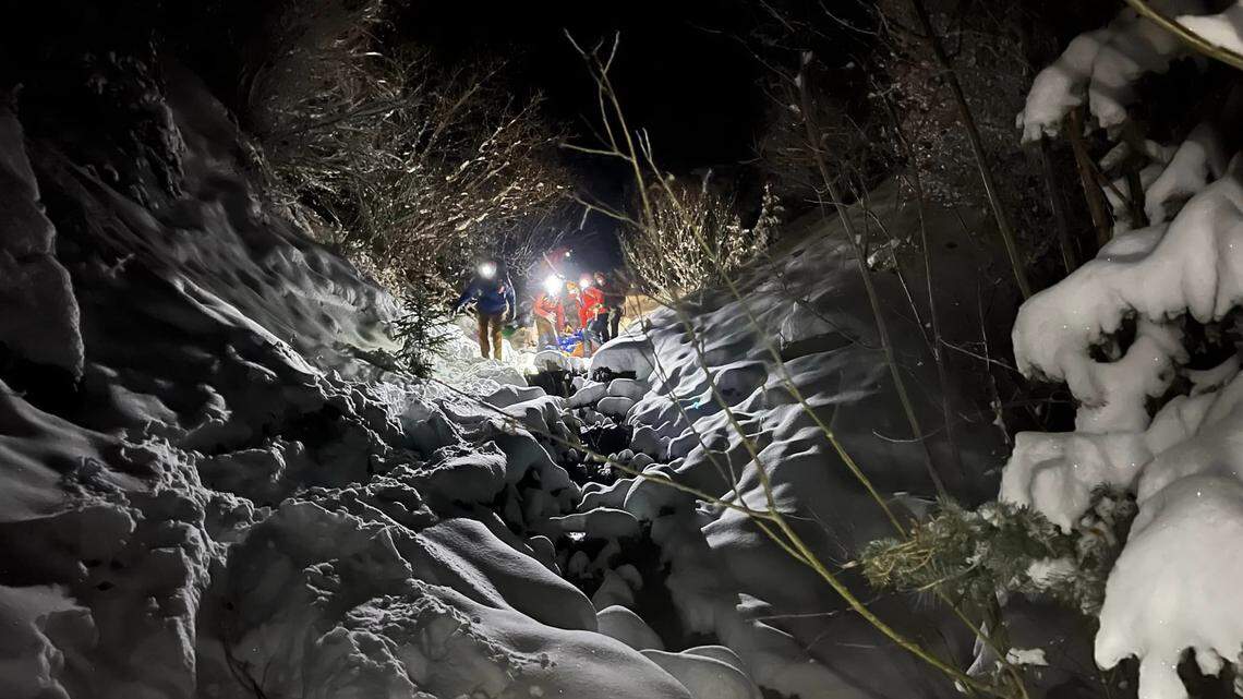 Rescuers found a hiker caught by a severe snowstorm near Cottonwood Lake buried in snow with severe hypothermia, Colorado officials say.