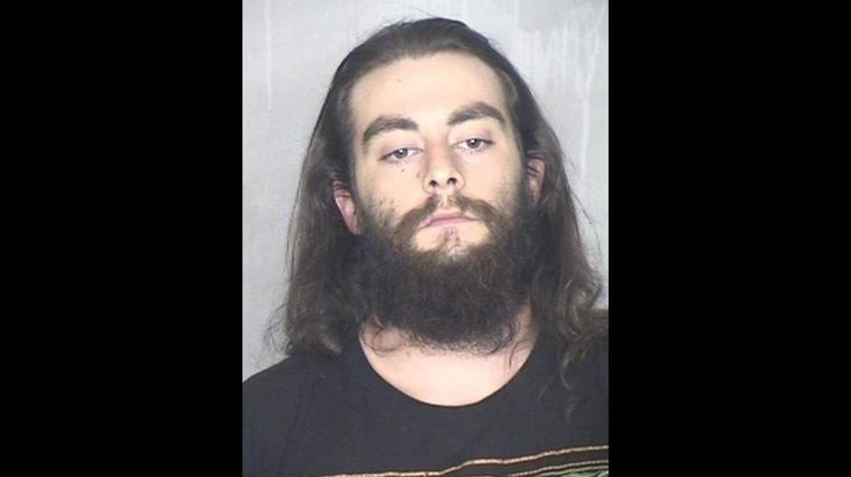 Ernest Aldrich, 28, was arrested Monday on suspicion of shooting a male relative in the leg while under the influence of alcohol.