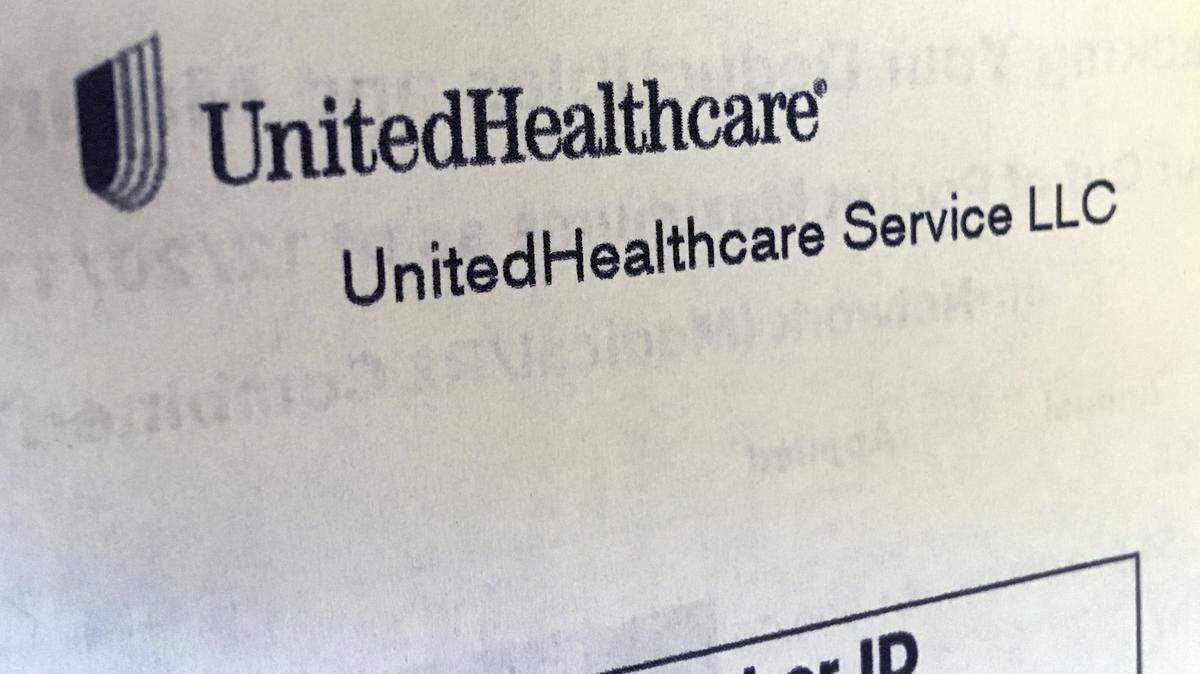 FILE - In this June 15, 2018 file photo, United Healthcare correspondence is seen in North Andover, Mass. UnitedHealth Group is reporting strong first-quarter driven by its main insurance business, as well as its pharmacy benefits division. The Minnetonka, Minn., company on Tuesday, April 16, 2019 reported net income of $3.47 billion, or $3.56 per share. Earnings, adjusted for amortization costs, were $3.73 per share, topping Wall Street estimates by 13 cents, according to a survey by Zacks Investment Research.