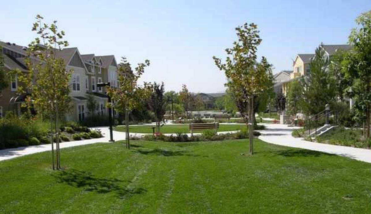 An artist's rendering of a greenbelt within the proposed Willowgrove development in northeast Davis. The City Council voted Tuesday, May 5, 2026, to put the project before Davis voters.