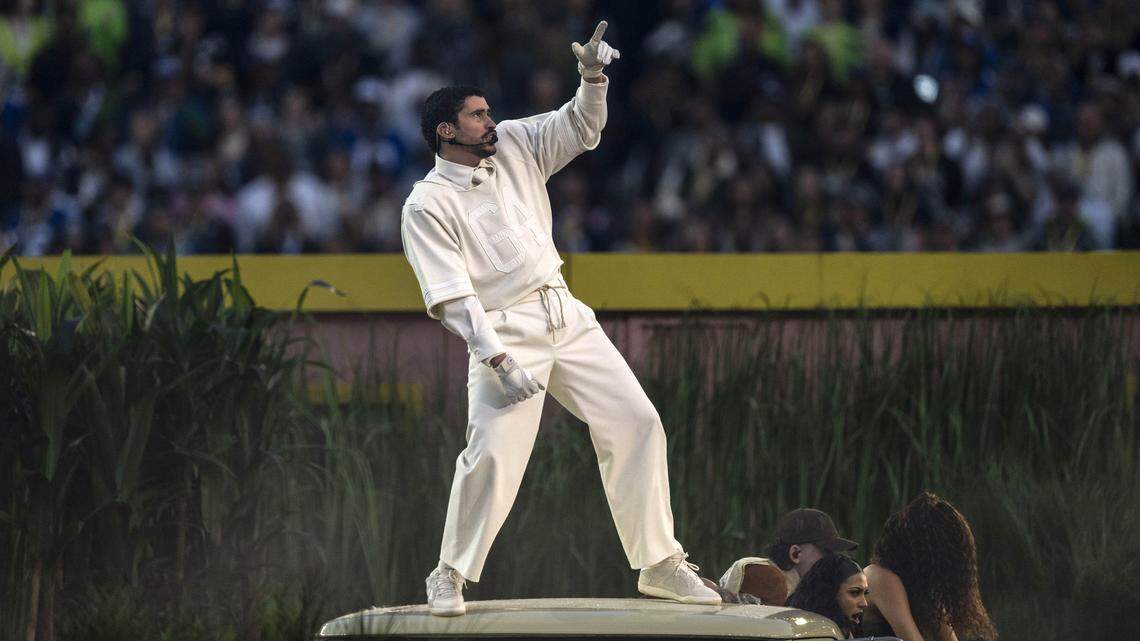 Week in photos: Bad Bunny’s Super Bowl show + a face from the recent past