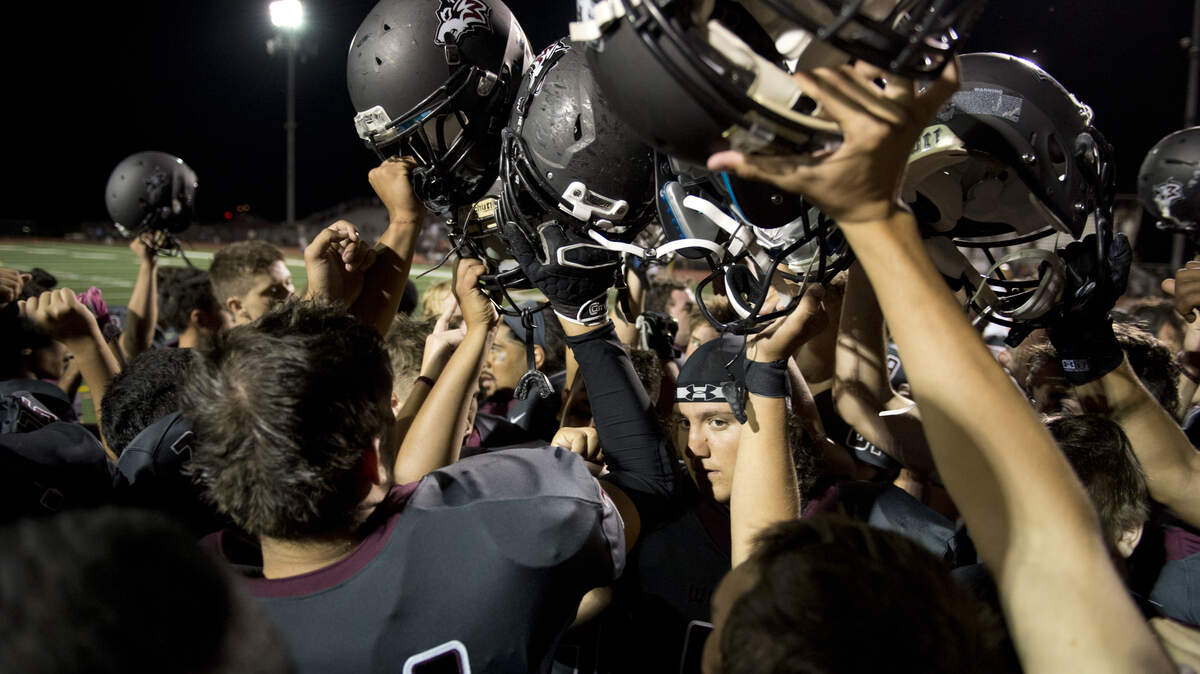 Woodcreek High School, seen during the 2014 season, expects to end a drought of not fielding a winning season in the 24 years it has fielded football. Coach Kyle Stowers said a 4-0 start works wonders on morale.