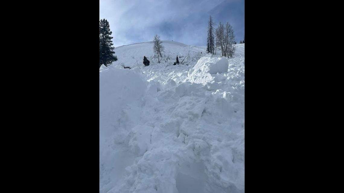 An avalanche buried a snowmobiler under snow Feb. 25 near La Manga Pass in Colorado. His body was recovered two days later.
