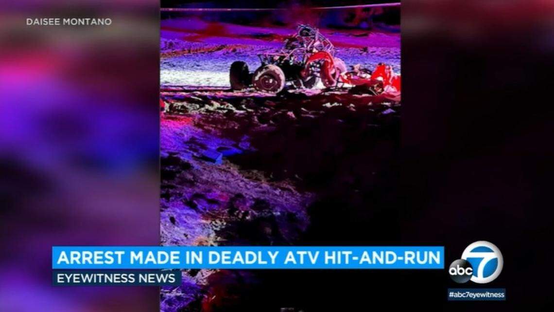 A 35-year-old Apple Valley man is accused of fleeing an ATV collision July 2 that killed two children, California Highway Patrol officers say.