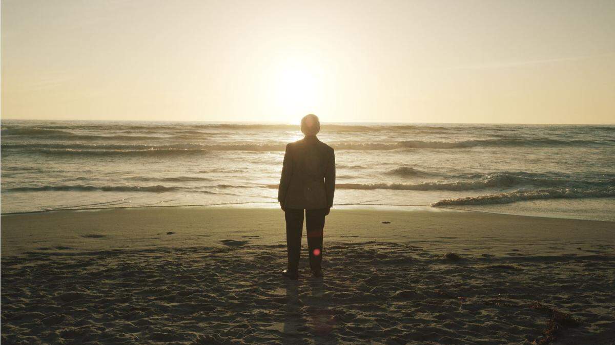 A scene from a film included in Doug Aitkin’s “New Era” art installation.