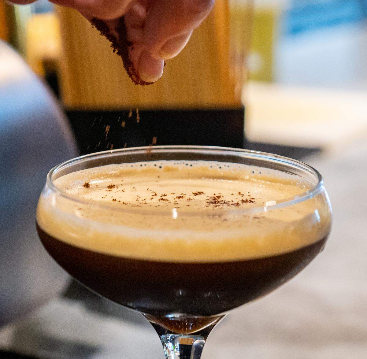 Each of Green Room’s cocktails has a unique house twist.
